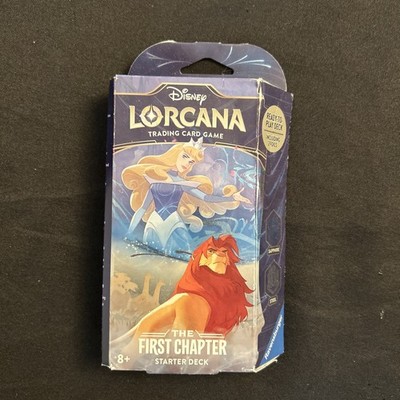 the first chapter lorcana starter deck RB DISNEY LORCANA STARTER SAPPHIRE STEEL