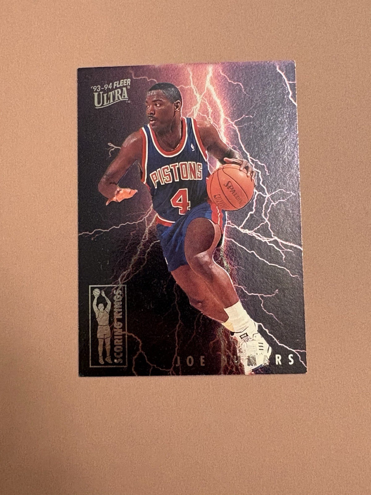 1993-94 Fleer Ultra Scoring Kings Joe Dumars. #2. HOF. Pistons. Insert.