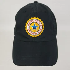 New Castle Brown Ale Hat Cap Black Hook & Loop Beer Brewery Tavern