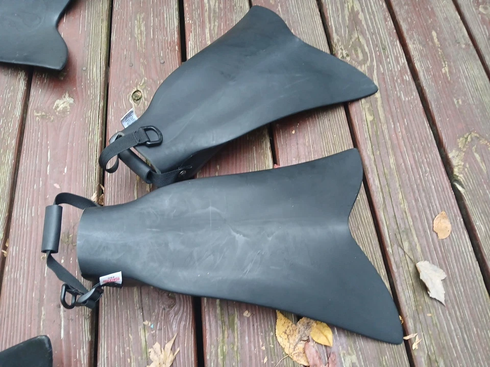 Force Fin Pro Open Heel verstellbarer Riemen Tauchflossen SCHWARZ - Größe X Large - Bild 3 von 3