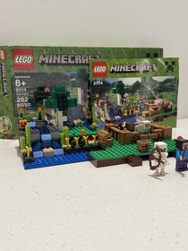 LEGO Minecraft 21114 THE FARM 100% Complete w/ Instructions,  Minifigures & BOX