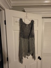 Mollorello Bohemian womens Cardigan Linen Cotton Blend Medium