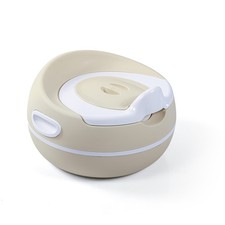 Dolu Nuve Potty Training Seat, Portable Toilet Chair for Kids, Relax Beige