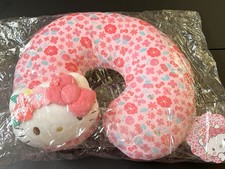 Sanrio Hello Kitty Friends Kids Travel Neck Pillow Pink U-Shaped Cushion NEW