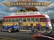 Classic Diners Calendar 2026 By Larry Grossman Monthly Wall