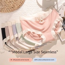 Breathable Women's Underwear Large Size Underwear Brand New Mid Waist Design