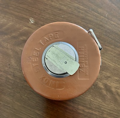 20 mt METER MESSGERÄT ZENITH GERMANY BESTE LEDERKAPSEL EDELSTAHL