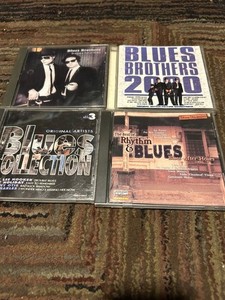 BLUES BROTHERS 4 CDS BLUES SOUNDTRACK PRE-OWNED