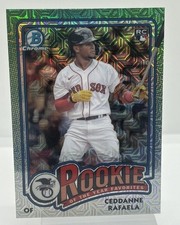 2024 Bowman Chrome Mega Box Mojo Refractor #ROY-5 Ceddane Rafaela RC Red Sox