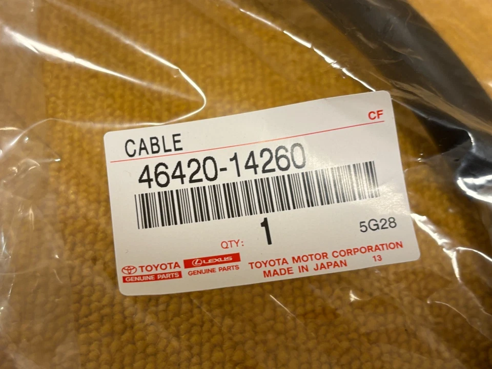 Toyota Genuine Supra JZA80 1993-1998 Parking Brake Cable Assy Equalizer Set OEM - Image 3 of 4