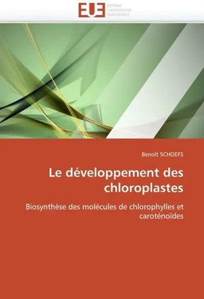 Tbd | Le DéVeloppement Des Chloroplastes | Taschenbuch | FranzöSisch (2018)-image