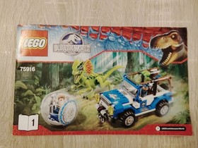 LEGO Jurassic World 75919 75918 75917 75916 75915 75927 Instruction Manual Book