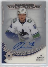 2020 Upper Deck Ultimate Collection Introductions Olli Juolevi #UI-56 Auto 09tc
