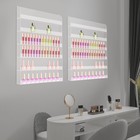 2 Pack Nail Polish Organizer Holder- Acrylic Wall Mounted 6-Tier Storage Rack — photo 9