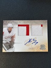 2009-10 UD The Cup Pavel Datsyuk Emblems of Endorsement Dual Patch Auto 13/15