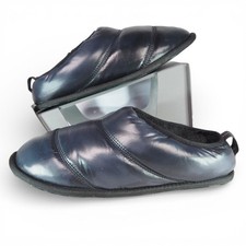 Sorel Hadley Camp Side Style Faux Fur Slippers Women's 9 Black NL3330-010