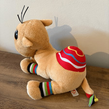 Ty Jamal the Camel 11" VelveTy Large Beanie Baby Fiesta Stuffed Animal Plush Toy