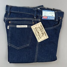 Vintage Levis 227 Student Jeans Mens 29x32 29x33 Talon Zip Deadstock USA 70s