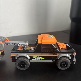 LEGO CITY: 4x4 with Powerboat (60085) 99.5% Complete, NO BOX/MANUAL/MINIFIGS