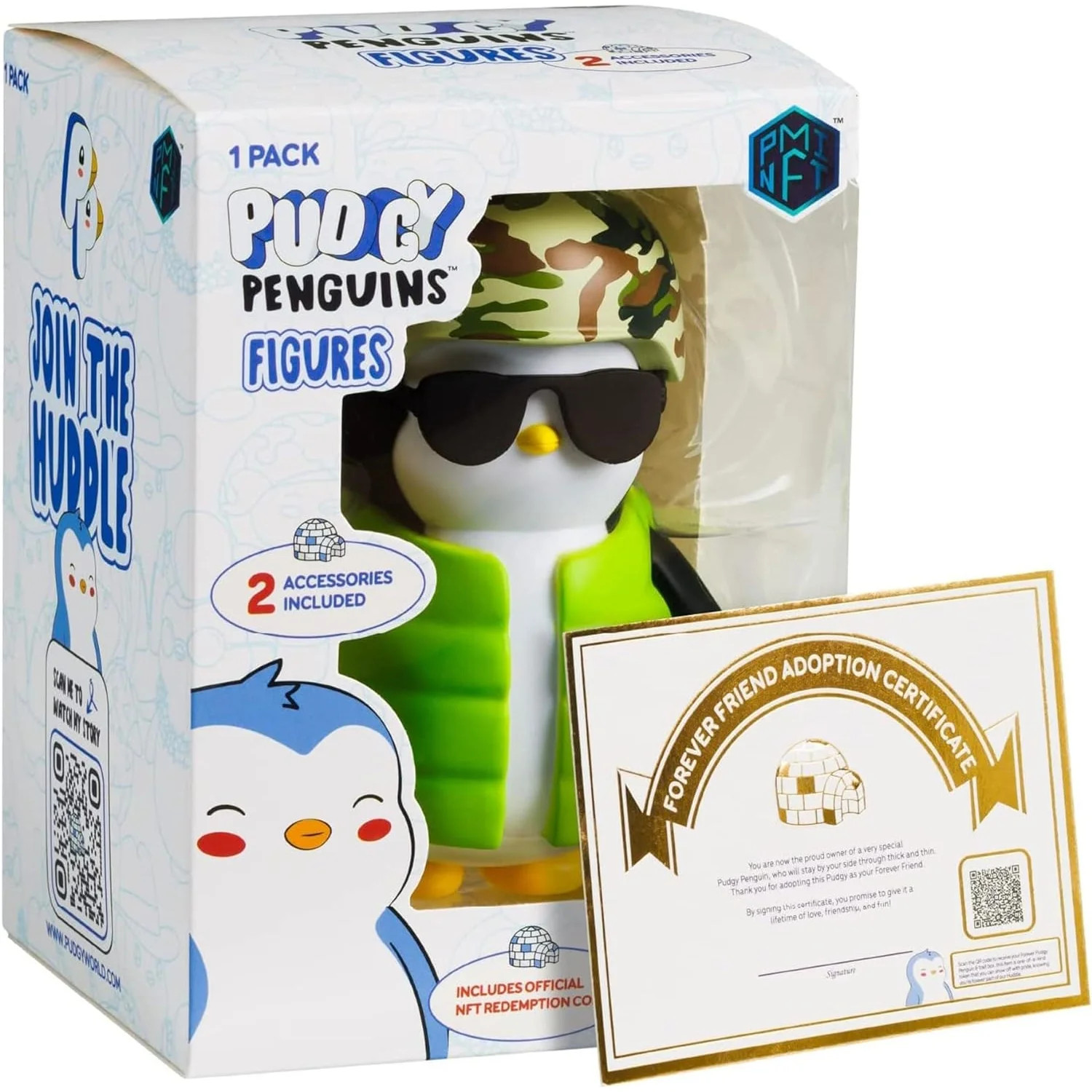 Пухлые пингвины: Сержант Сол - аутентичная фигурка размером 4,5 дюйма