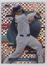2025 Topps Finest Uncommon Checkerboard Refractor Seiya Suzuki #144
