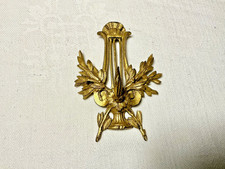 CROCHET PORTE-MONTRE "LYRE" BRONZE DORÉ XIX éme siécle