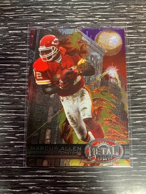 Football 1997 Metal Universe Marcus Allen Kansas City Chiefs Running Back #66