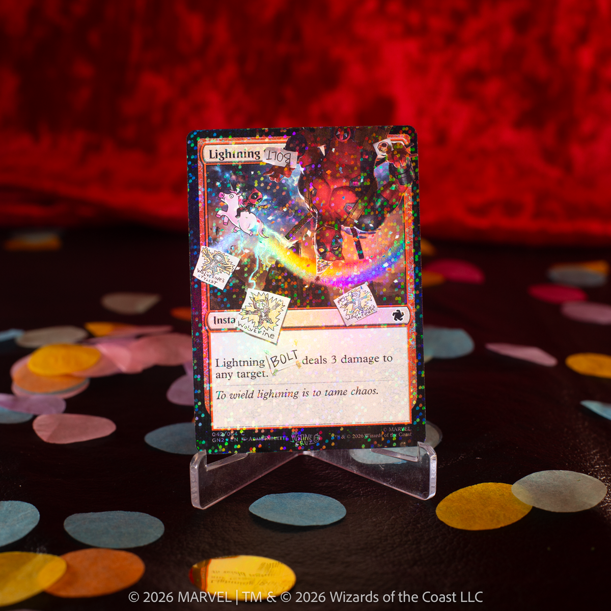 MTG 稲妻/Lightning Bolt Foil Secret Lair ⑦ 🔥 Lightning Bolt Pool Party Foil #IFIYW-7 | SLD Secret Lair x