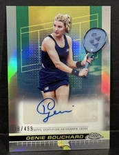 2024 Topps Chrome Tennis Genie Bouchard Auto Refractor /499