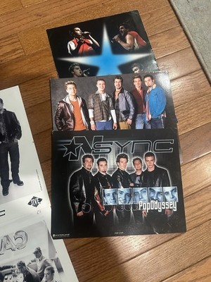 N Sync Memorabilia Lot Promo Photographs PopOdyssey Photo Prints/Postcards