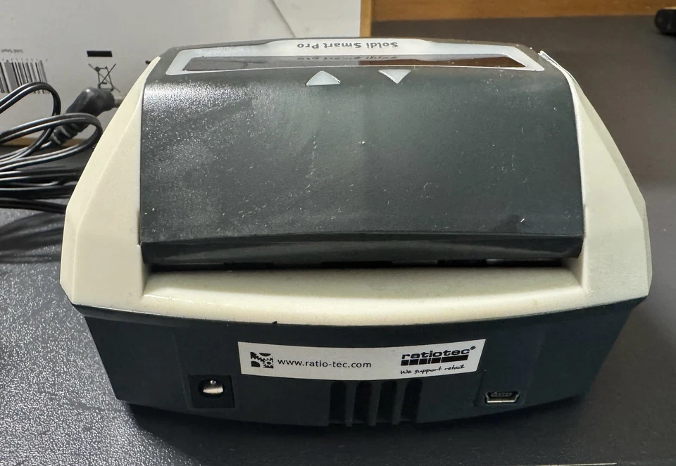Ratiotec Soldi Smart Pro | Automatisches Banknotenprüfgerät | EUR | GPB | CHFIT - Bild 3 von 3
