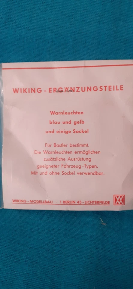 2x Wiking : Warnleuchten+Sockel,  Baustellen Schranken, neu in OVP - Bild 2 von 4