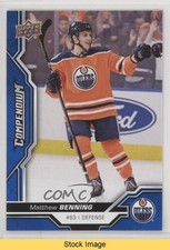 2018-19 Upper Deck Compendium Blue Matthew Benning #583 READ dm3