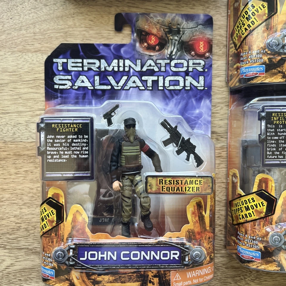 Terminator Toys-T-R.I.P. - T-600 - John Connor - LOTE de juguetes Playmates Foto 4 de 4