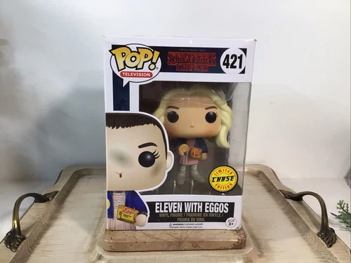 FUNKO POP Stranger Things CHASE LIMITED EDITION Eleven with Eggos ~#421