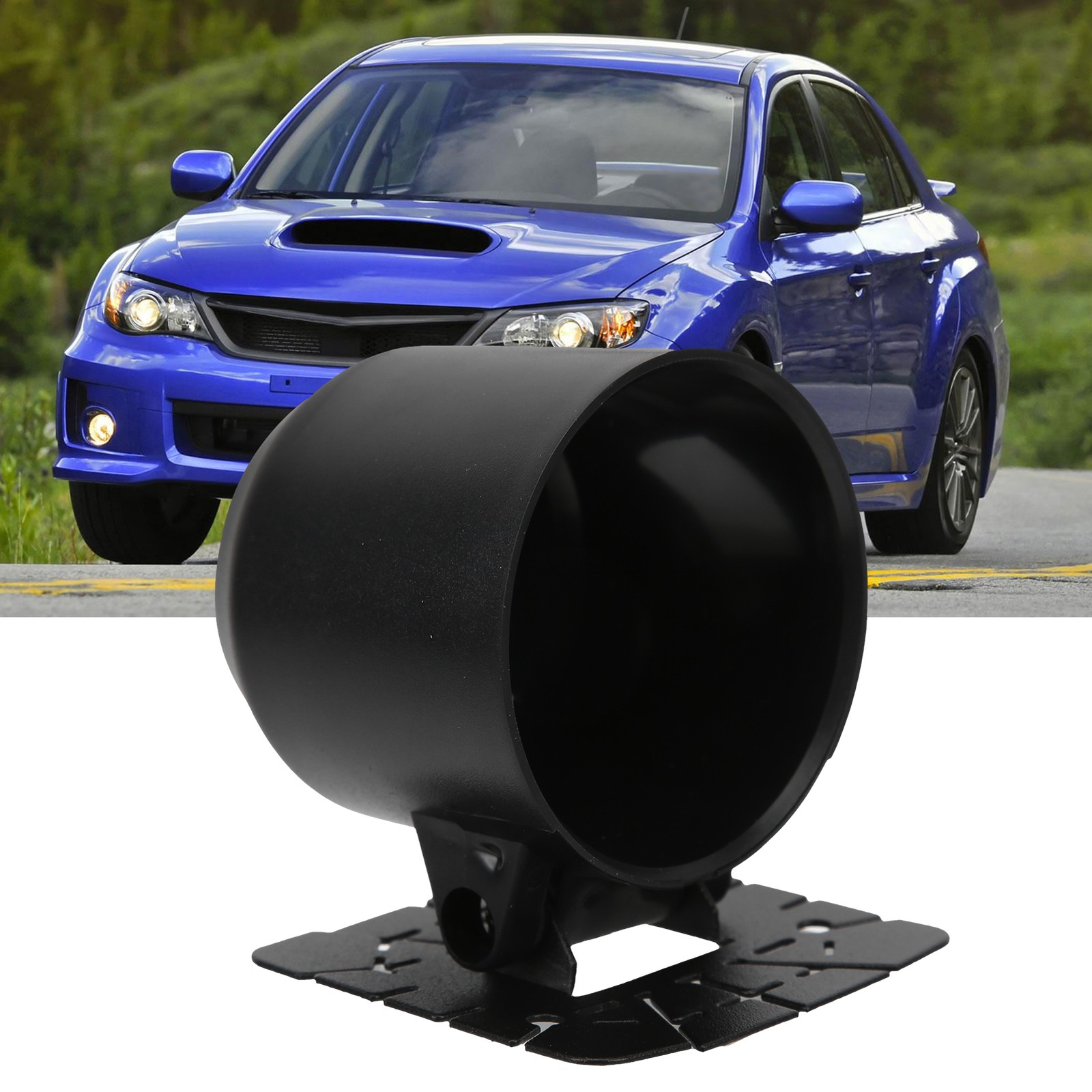 Speedometer Mount Heavy Duty Single Gauge Holder Black For Car Truck Motorcycle