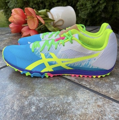 ASICS Hyper XC 2 Track Spike Digital Aqua/Safety Yellow 1093A173-400