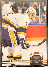 1992-93 Topps Stadium Club Nelson Emerson #306 St. Louis Blues