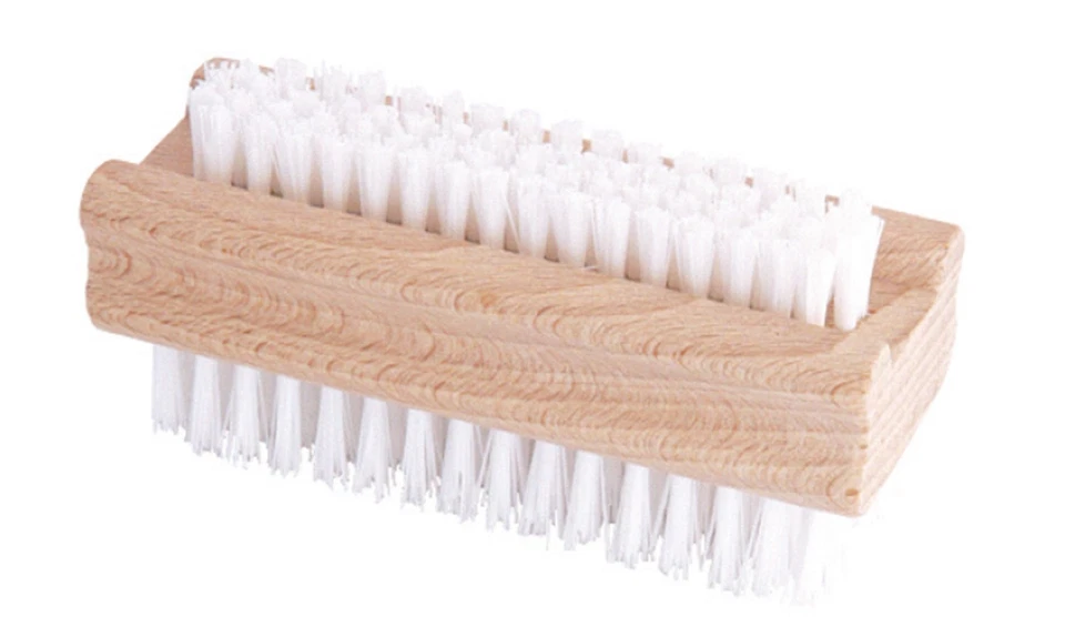 GLOBAL PARTNER IMPORT VON NONFOOD-WAREN GMBH Nagelbürste, doppelseitig Handwaschbürste Handbürste Waschbürste Fingernagelbürs