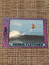 RARE HERBIE FLETCHER ASTRODECK 1987 ASTROBOYZ SURF CARDZ VINTAGE TRADING CARD