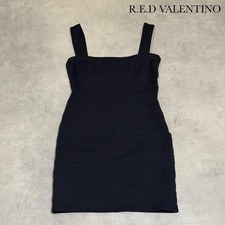 R.E.D VALENTINO Tight Mini Dress Women Black Genuine