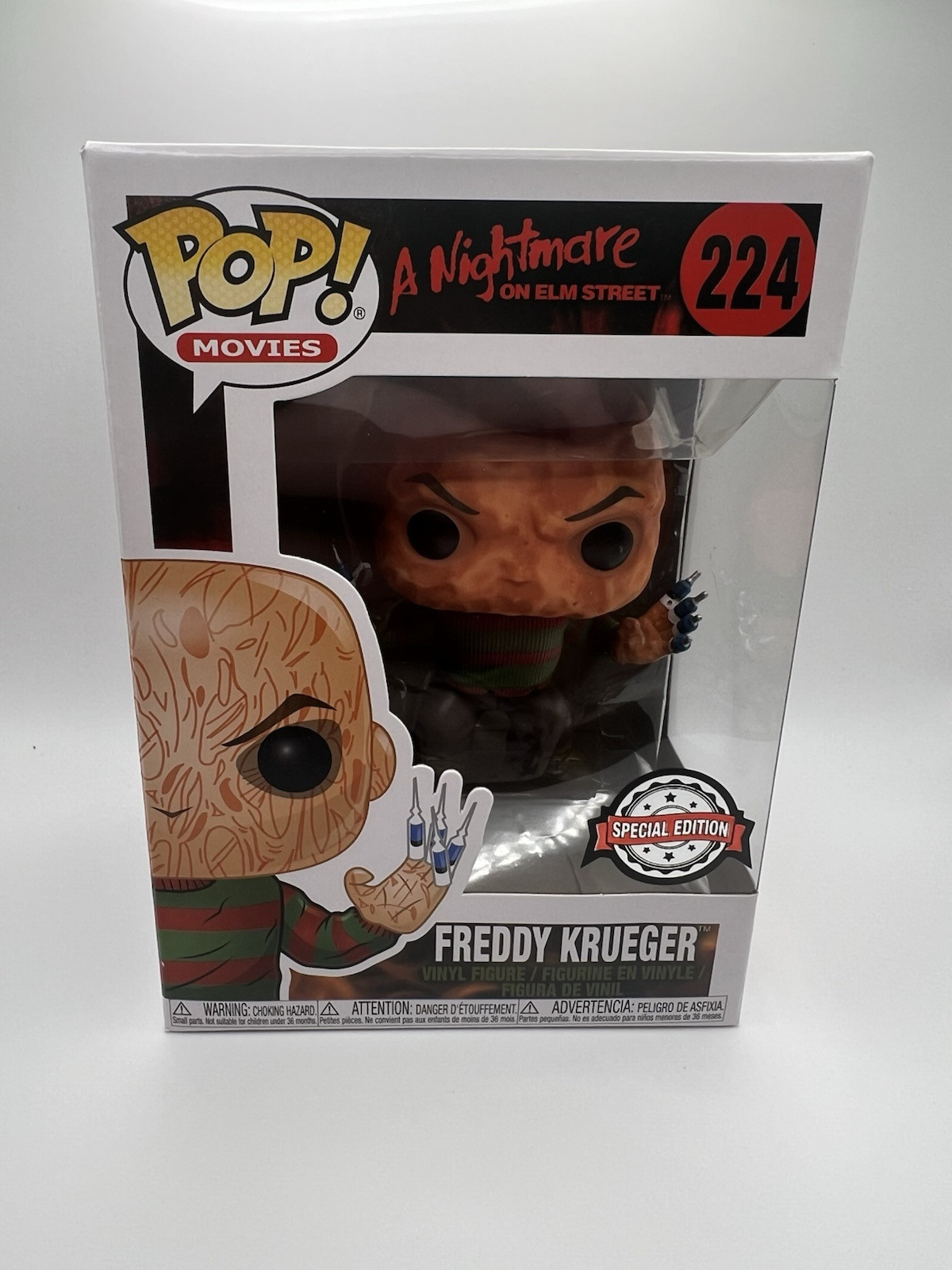 Funko Pop! Vinyl: Freddy Krueger With Syringe Fingers (Hatless) #224