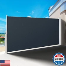 YITAHOME 118''X 63'' Retractable Side Awning Folding Privacy Screen Privacy F