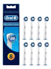 Oral B Precision Clean Replacement Electric Toothbrush Heads Pack of 8 New E11