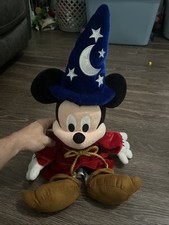 Fantasia Sorcerer's Apprentice Mickey Mouse Disney Store 20 Inch Plush NWOT