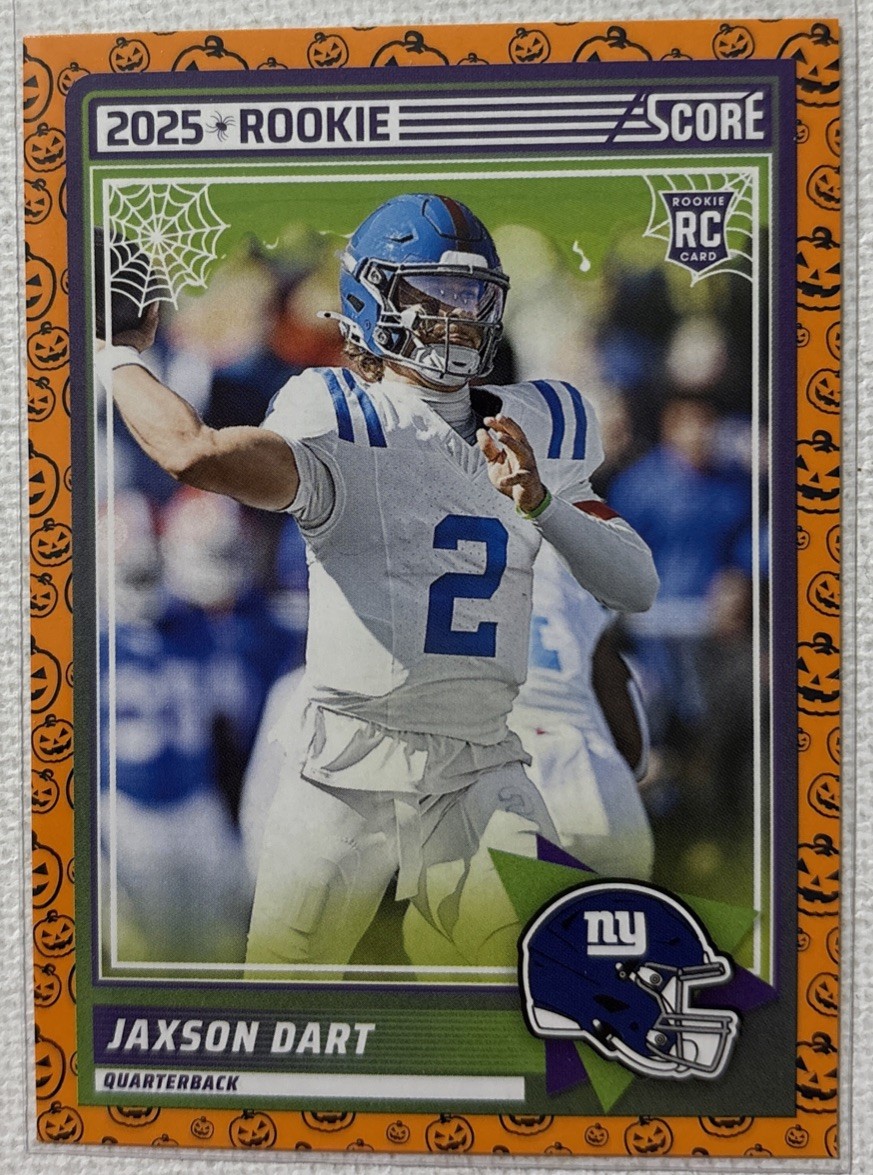 2025 Panini Score-A-Treat Football Jaxson Dart Rookie RC Card #35 Giants