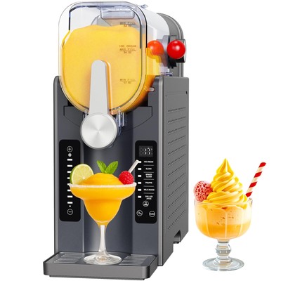 Slushie Machine: No Ice Needed All-in-One Slushy Maker for Home, Real-Time Te...