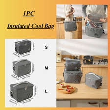 Insulated Cool Bag Picnic Lunch Box Soft Thermal Cooling Tote For Adult UK