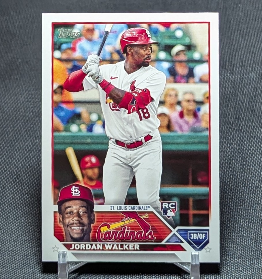 Jordan Walker Rookie RC 2023 Topps Series 2 Card #344 St. Louis Cardinals
