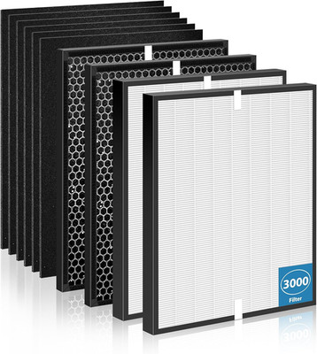10 Pack AD3000 Replacement Filter Compatible with 3000 Air Purifi-Er, with 2 Mai